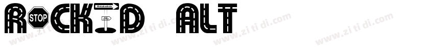 Rocked ALT字体转换